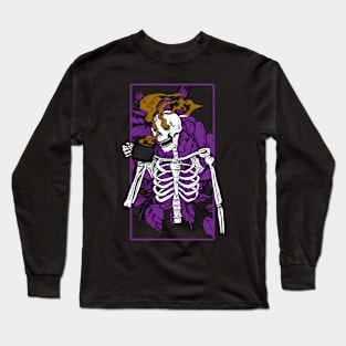 Skeleton Coffee II Long Sleeve T-Shirt